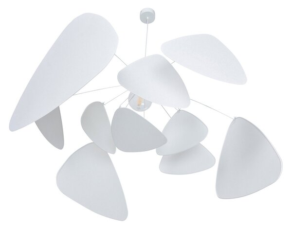 Lampada a sospensione MARKET SET, Screen XL, dimmerabile, Bianco, Soggiorno, Carta / Cartone, Design