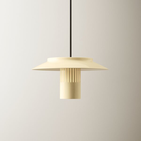 Lampada a sospensione Pholc, Lille 24, dimmerabile, Giallo, Cucina, Alluminio, Design