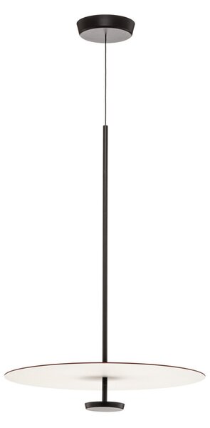 Lampada a sospensione Vibia, Flat, dimmerabile, Arancione, Soggiorno, Metallo, Moderno