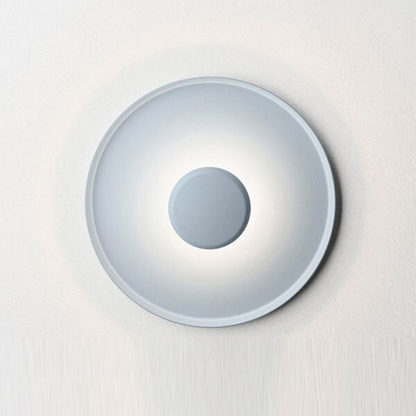 Applique da parete Vibia, Top, dimmerabile, Blu, Soggiorno, Metallo, Moderno