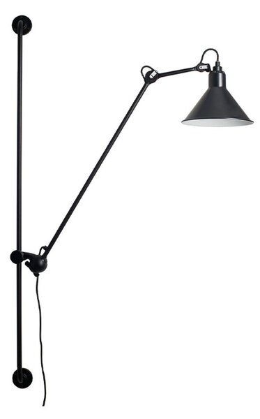 Applique da parete Lampe Gras, Nero, Soggiorno, Metallo, Industriale
