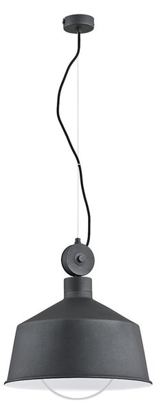 Lampadario a sospensione con filo CORA 1xE27/15W/230V grigio