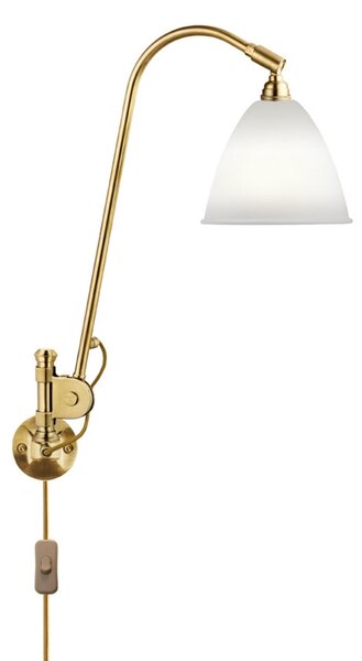 Applique da parete GUBI, Dorato / Ottone, Soggiorno, Metallo