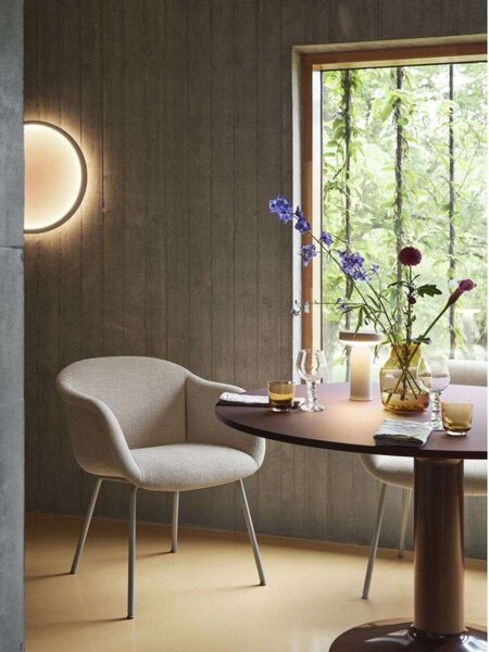 Applique da parete Muuto, dimmerabile, Bianco, Soggiorno, Alluminio