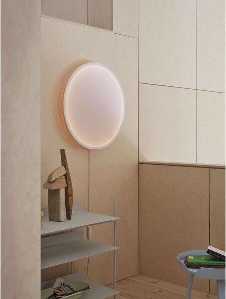 Applique da parete Muuto, dimmerabile, Grigio, Soggiorno, Alluminio