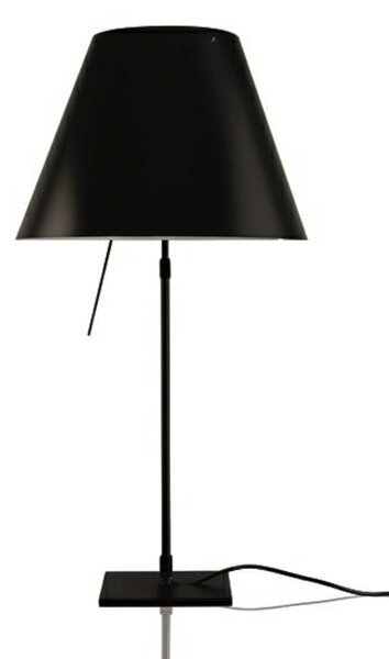 Lampade da tavolo Luceplan, dimmerabile, Nero, Soggiorno, Alluminio