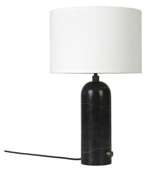 Lampade da tavolo GUBI, dimmerabile, Nero, Soggiorno, Marmo
