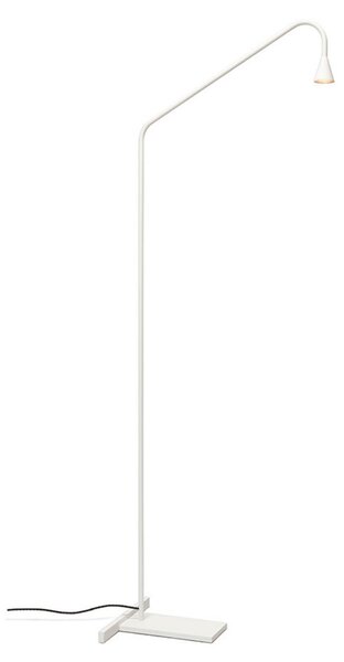 Lampada da terra Trizo21, Bianco, Soggiorno, Ottone