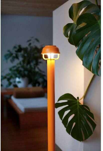 Lampada da terra Artek, Arancione, Soggiorno, Alluminio