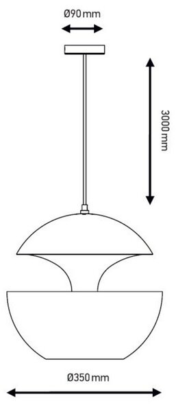 Lampada a sospensione DCW, Nero, Soggiorno, Alluminio