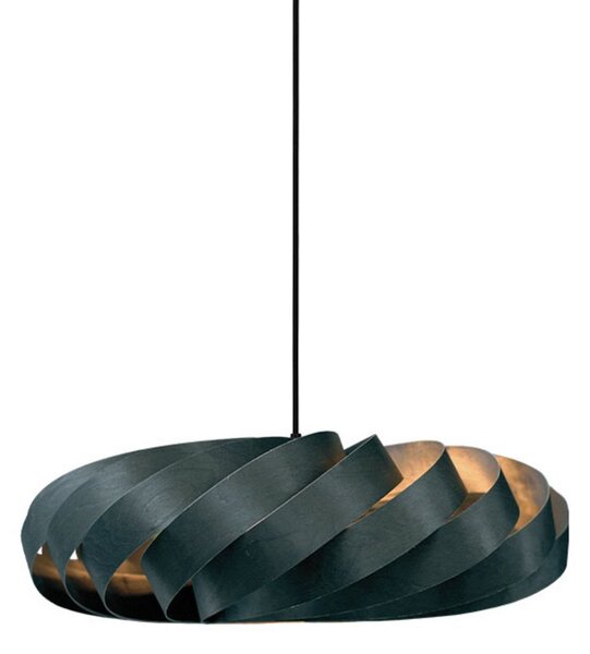 Lampada a sospensione Tom Rossau, Nero, Soggiorno, Legno