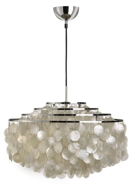 Lampada a sospensione Verpan, Beige, Soggiorno, Metallo