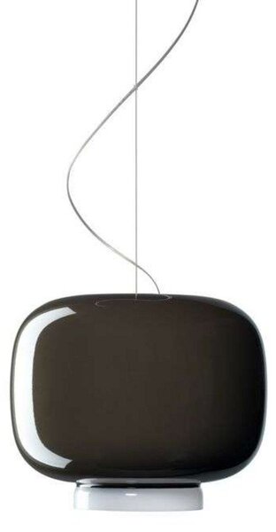 Lampada a sospensione Foscarini, dimmerabile, Grigio, Sala da pranzo, Vetro