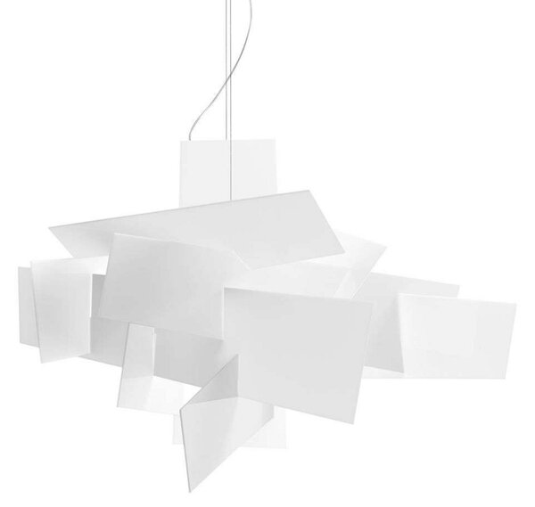 Lampada a sospensione Foscarini, Bianco, Sala da pranzo, Plastica
