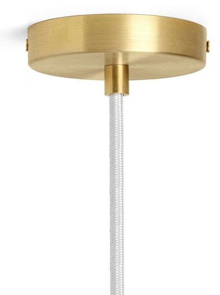 Lampada a sospensione ferm LIVING, dimmerabile, Bianco, Cucina, Vetro