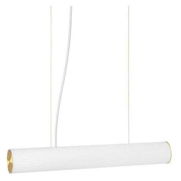 Lampada a sospensione ferm LIVING, dimmerabile, Bianco, Cucina, Vetro