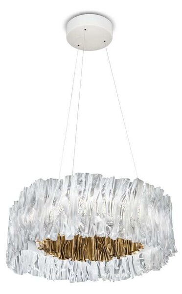 Lampada a sospensione Slamp, dimmerabile, Dorato / Ottone, Soggiorno, Plastica
