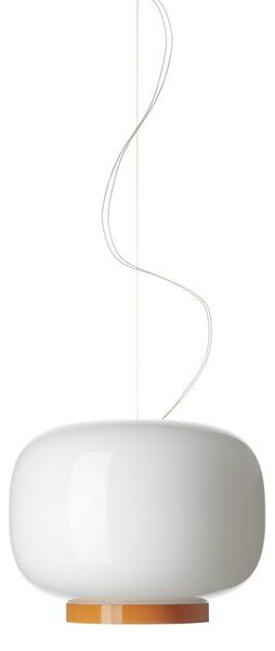 Lampada a sospensione Foscarini, dimmerabile, Arancione, Soggiorno, Vetro