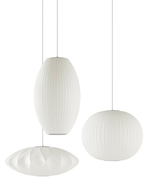 Lampada a sospensione HAY, Bianco, Sala da pranzo, Plastica
