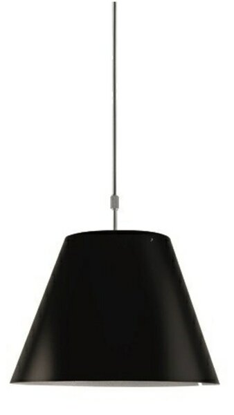 Lampada a sospensione Luceplan, Nero, Sala da pranzo, Alluminio