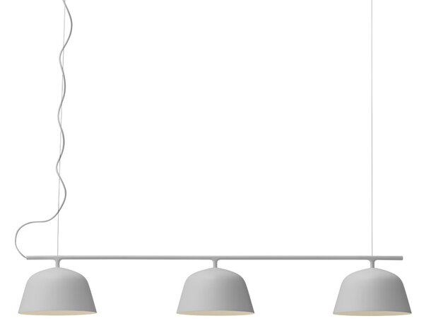 Lampada a sospensione Muuto, Grigio, Sala da pranzo, Alluminio