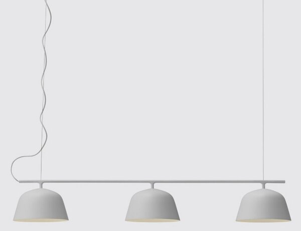 Lampada a sospensione Muuto, Grigio, Sala da pranzo, Alluminio