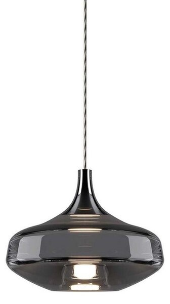Lampada a sospensione Lodes, Grigio, Sala da pranzo, Vetro
