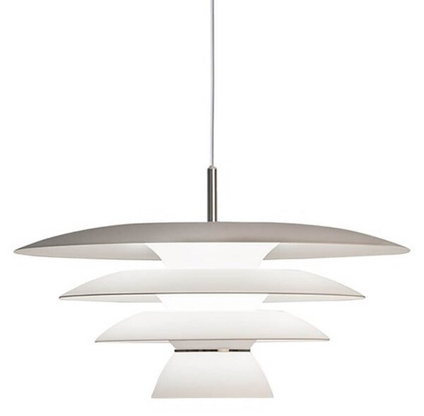 Lampada a sospensione Belid, Bianco, Sala da pranzo, Metallo