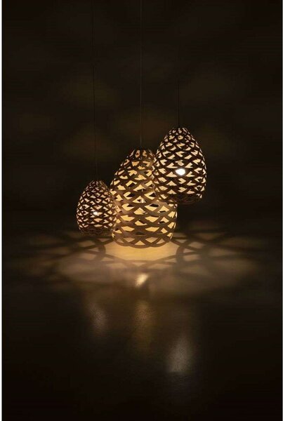 Lampada a sospensione david trubridge, Bianco, Soggiorno, Bambù