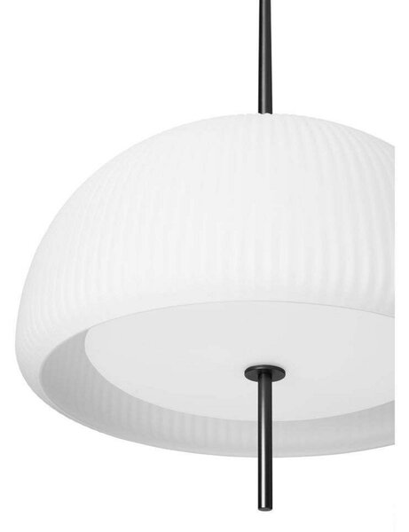 Lampada a sospensione Vipp, Bianco, Soggiorno, Vetro