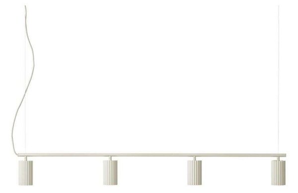 Lampada a sospensione Pholc, Beige, Sala da pranzo, Alluminio