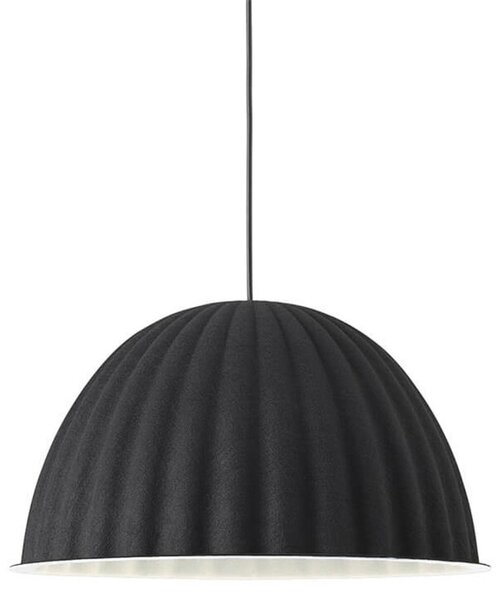 Lampada a sospensione Muuto, dimmerabile, Nero, Sala da pranzo, Tessuto / Tessile