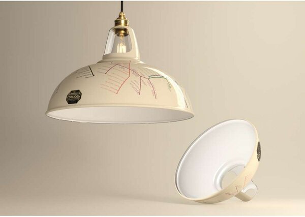 Lampada a sospensione Coolicon, Beige, Soggiorno, Metallo, Design