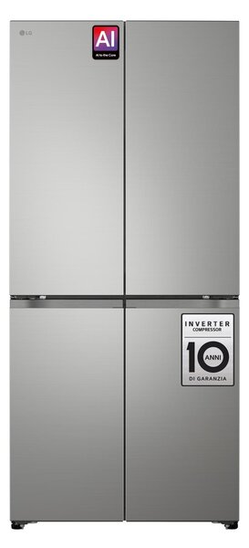 Lg Frigorifero Americano Side by Side Capacit 580 Litri Classe energetica D Raffreddamento No Frost colore Argento - GMBS30SDPY.APYQEUZ