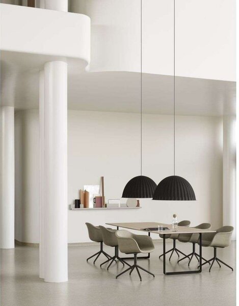 Lampada a sospensione Muuto, dimmerabile, Verde, Soggiorno, Vetro