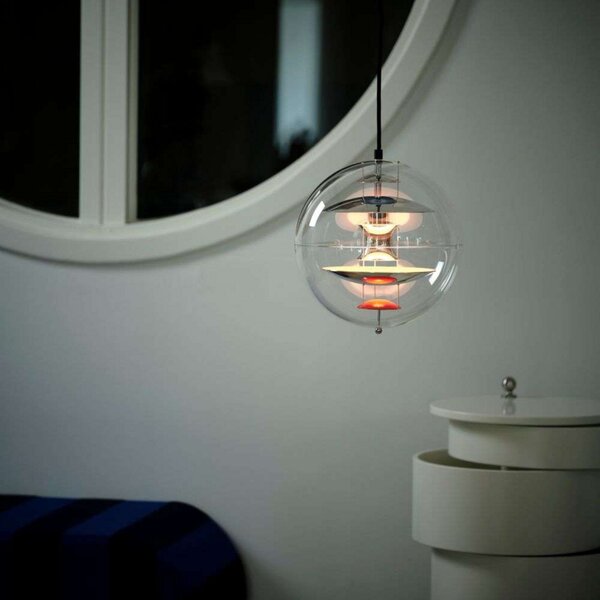 Lampada a sospensione Verpan, Metallizzato, Soggiorno, Alluminio