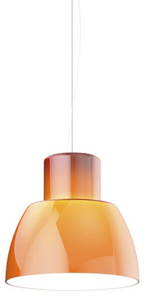 Lampada a sospensione Nemo Lighting, dimmerabile, Arancione, Soggiorno, Vetro