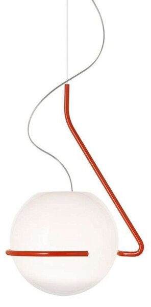 Lampada a sospensione Foscarini, Arancione, Sala da pranzo, Metallo