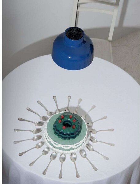 Lampada a sospensione Santa & Cole, dimmerabile, Blu, Soggiorno, Alluminio