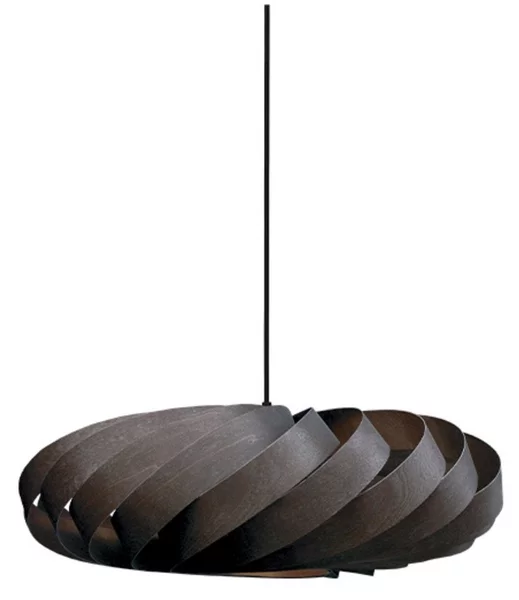 Lampada a sospensione Tom Rossau, Marrone / Ruggine, Soggiorno, Legno