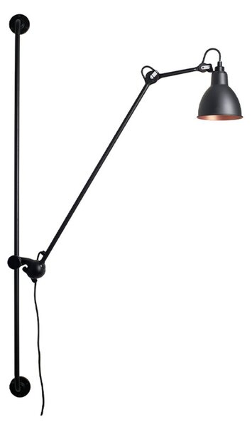 Applique da parete Lampe Gras, 214 Round, Nero, Soggiorno, Metallo, Design