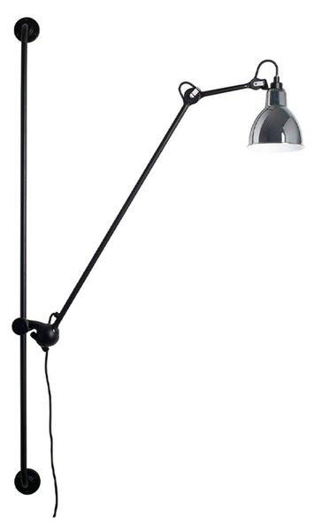 Applique da parete Lampe Gras, 214 Round, Nero, Soggiorno, Metallo, Design