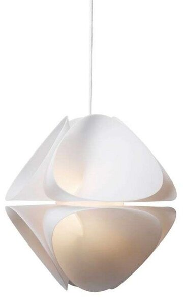 Lampada a sospensione FRANDSEN, Nova, dimmerabile, Bianco, Sala da pranzo, Plastica, Moderno