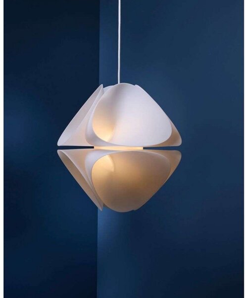 Lampada a sospensione FRANDSEN, Nova, dimmerabile, Bianco, Sala da pranzo, Plastica, Moderno