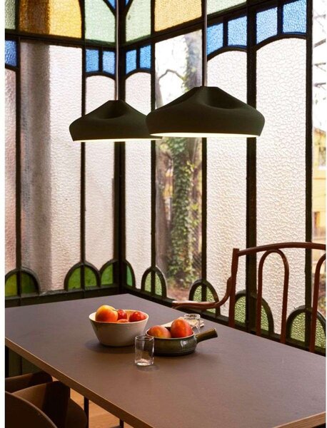 Lampada a sospensione MARSET, Giallo, Sala da pranzo, Ceramica