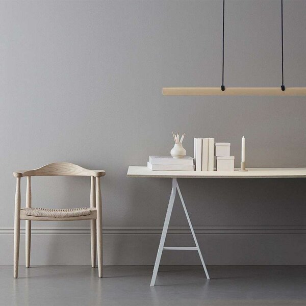 Lampada a sospensione Belid, Beige, Soggiorno