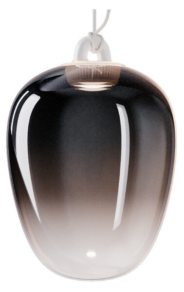 Oblò Lampada a Sospensione Medium 2700K Glossy Fumé/Bianco