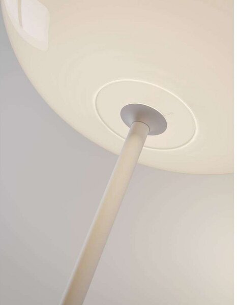 Lampada da terra Lodes, Bianco, Soggiorno, Vetro
