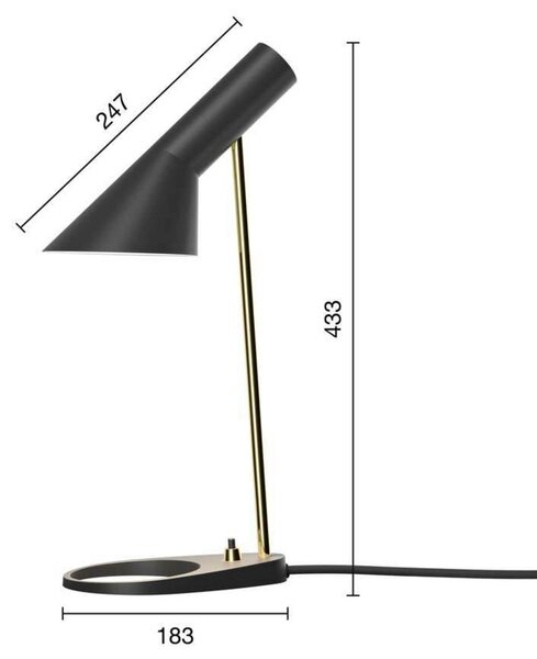 Lampade da tavolo Louis Poulsen, Bianco, Soggiorno, Metallo