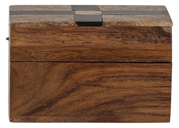 Scatola decorativa marrone in legno 6,5x4,5x4 cm Cemile - Bloomingville